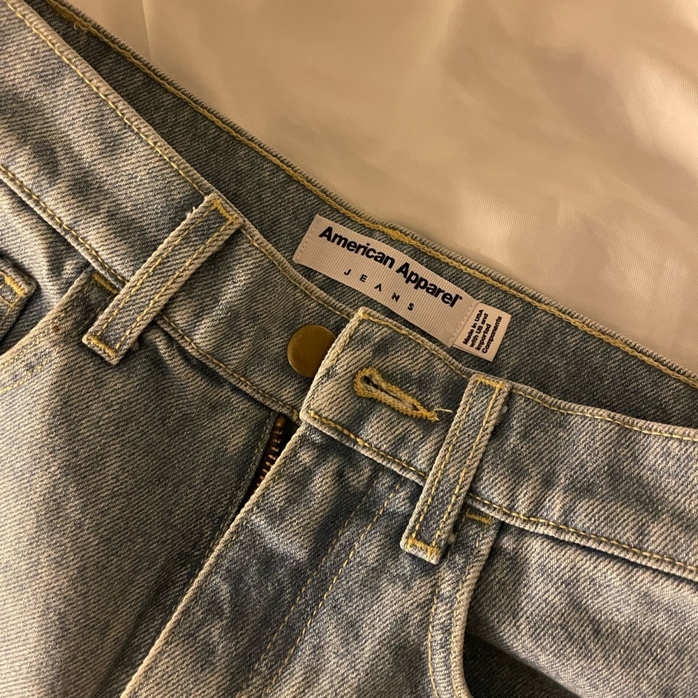American apparel denim shorts pants 25